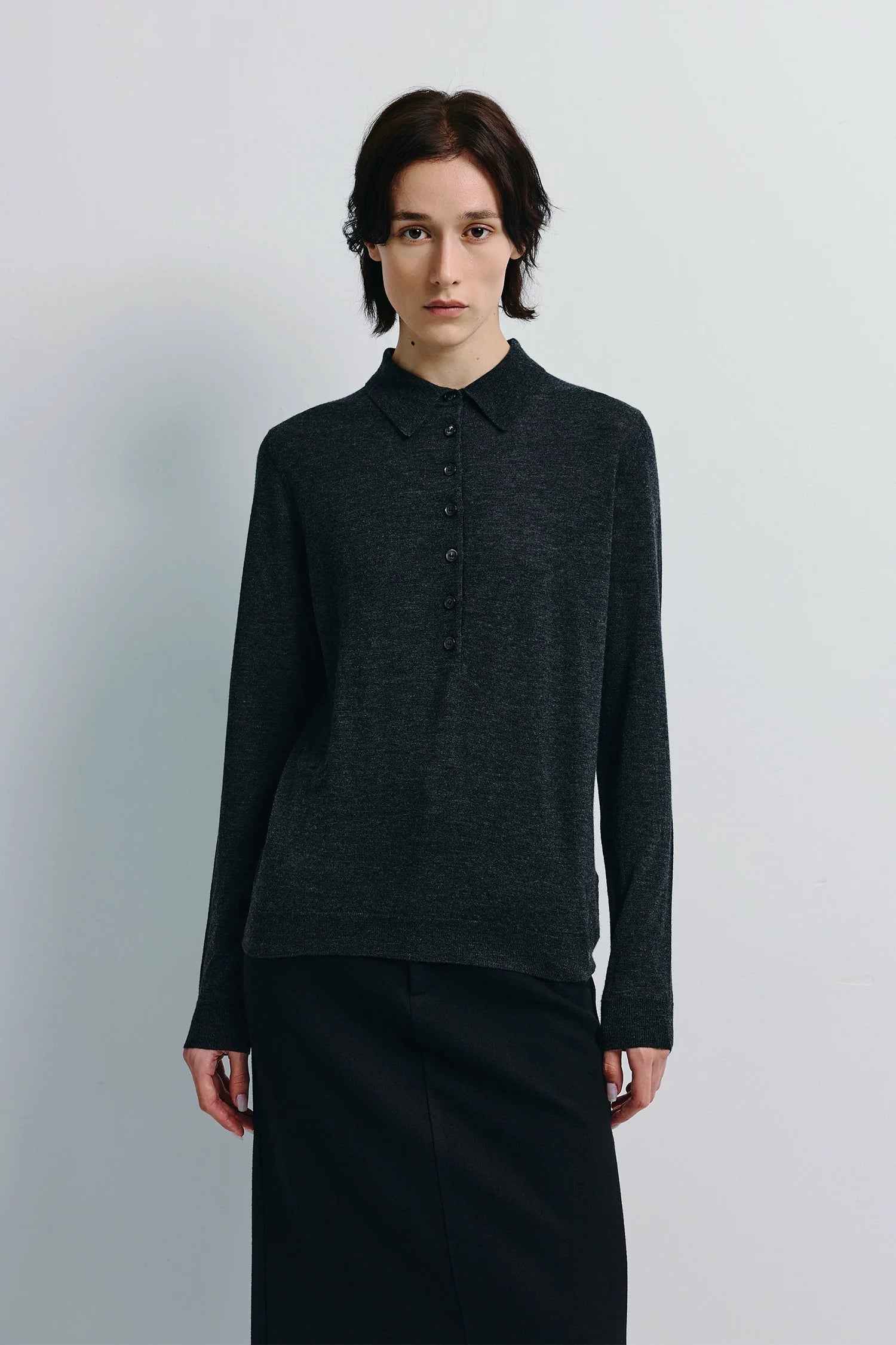 Verna Collared Button Up Sweater
