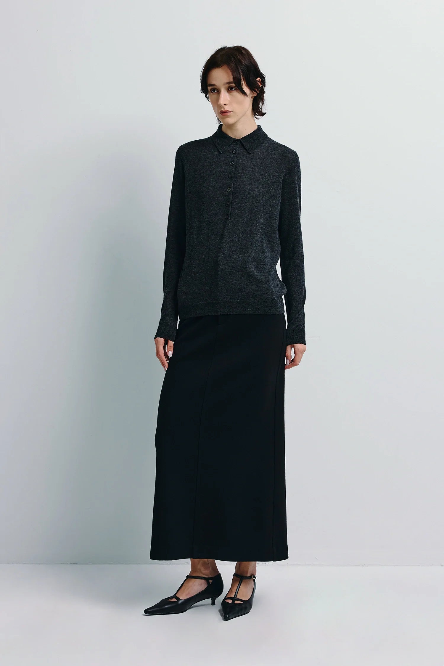 Verna Collared Button Up Sweater