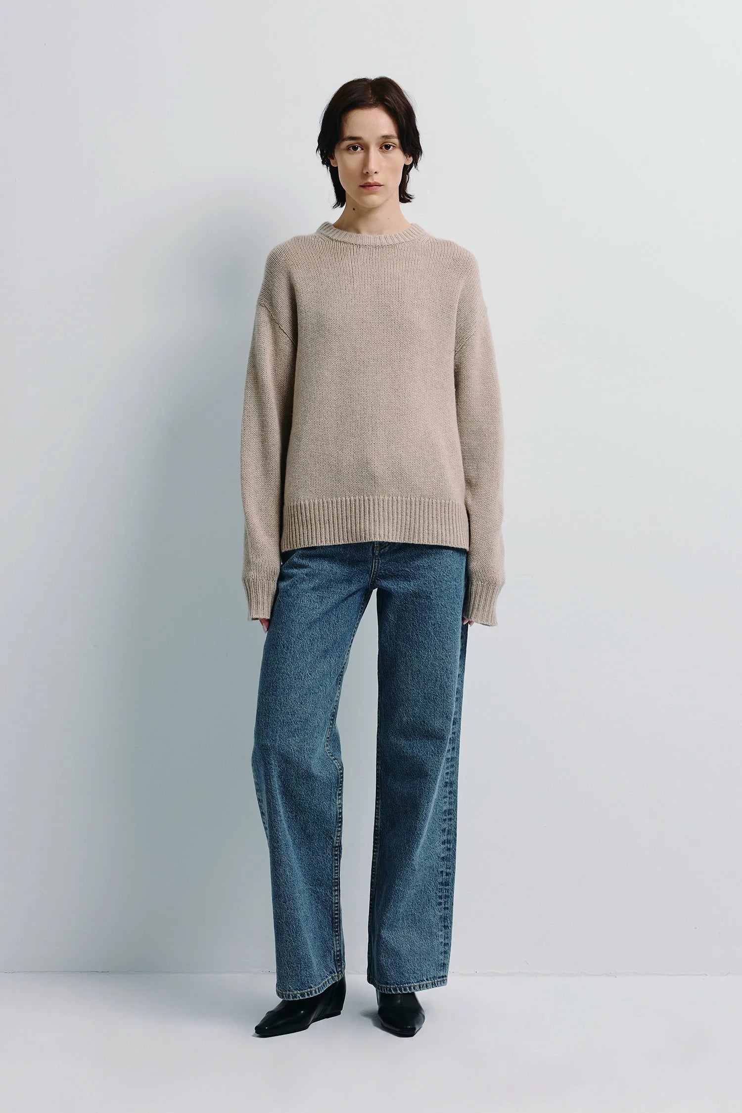 Gil Crewneck Oversized Sweater