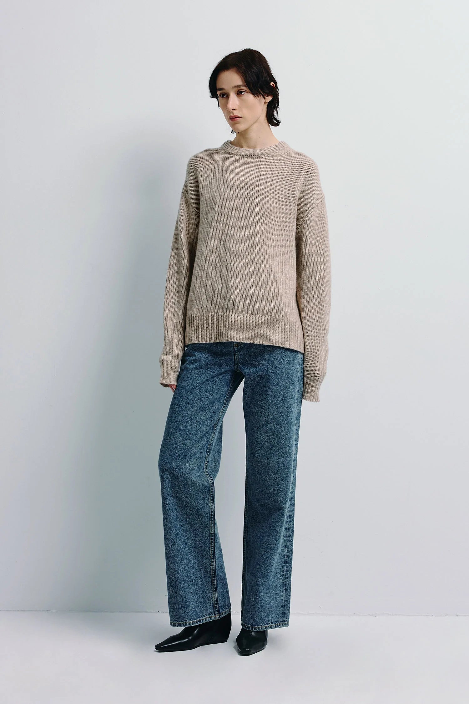 Gil Crewneck Oversized Sweater