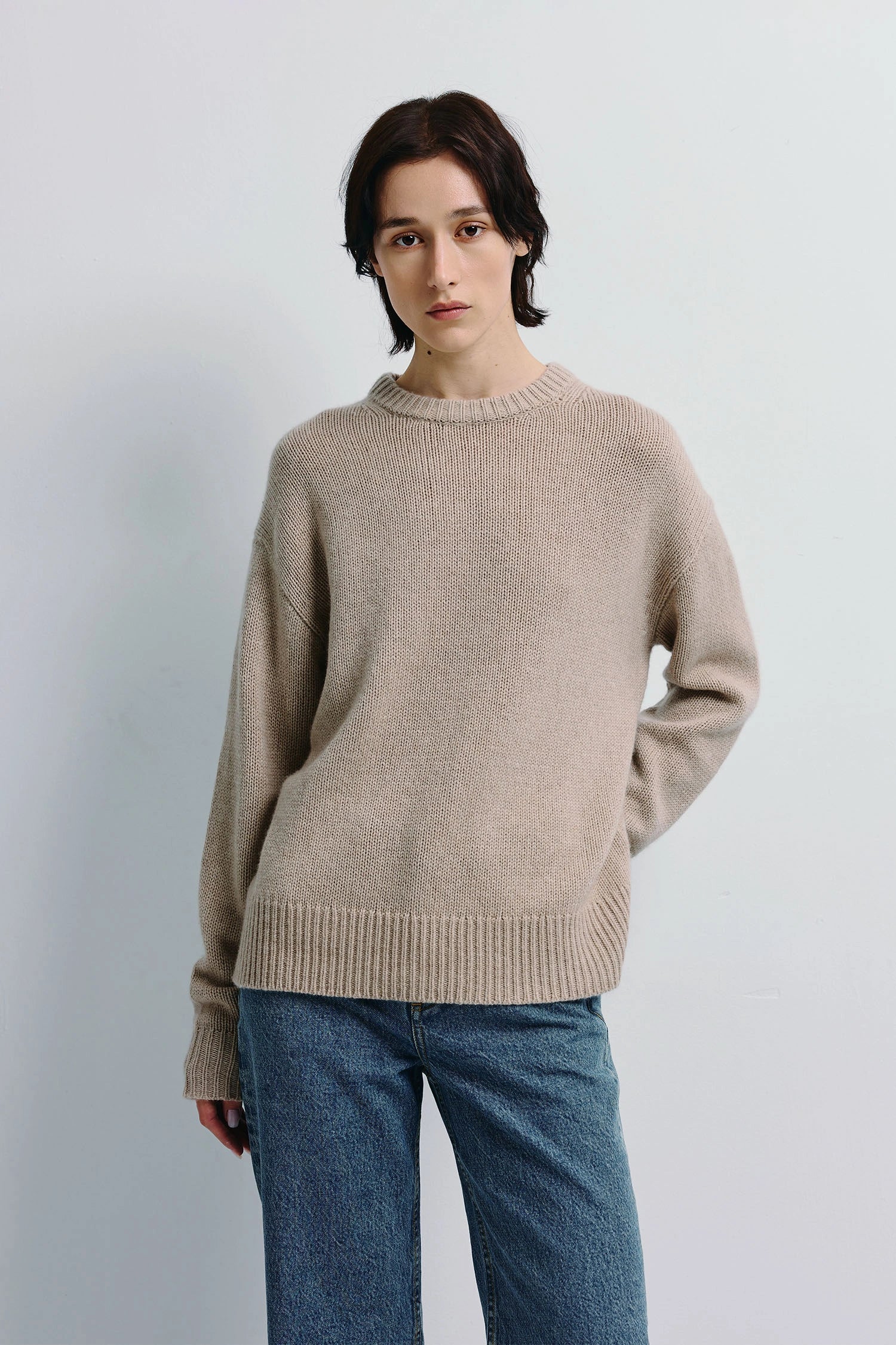 Gil Crewneck Oversized Sweater