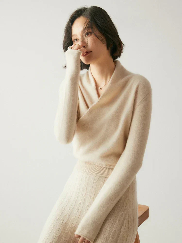 Isabelle's™ | Elegant Wrap Crossover Chic Sweater
