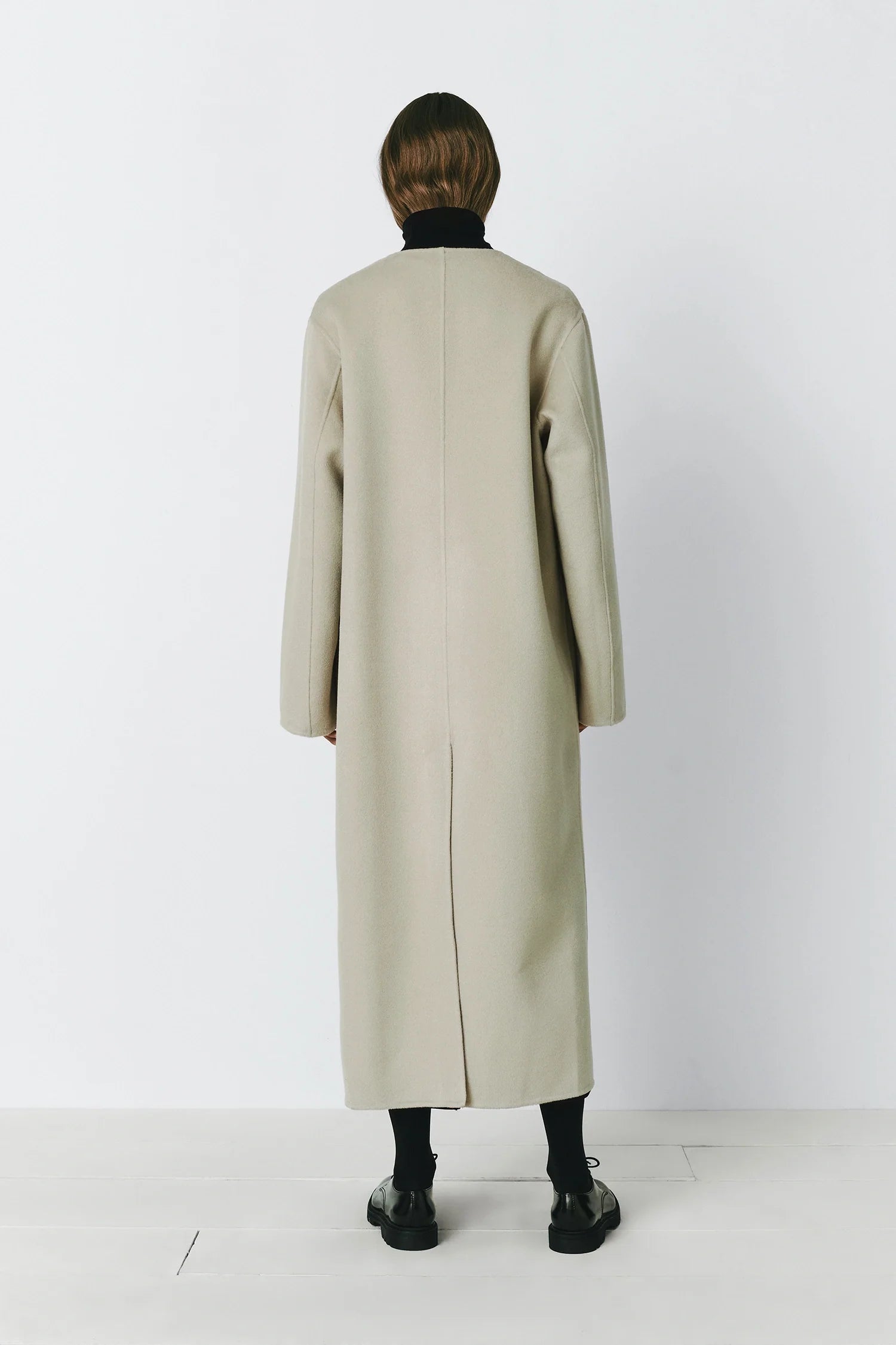 Mathé Belted Double-Faced Coat