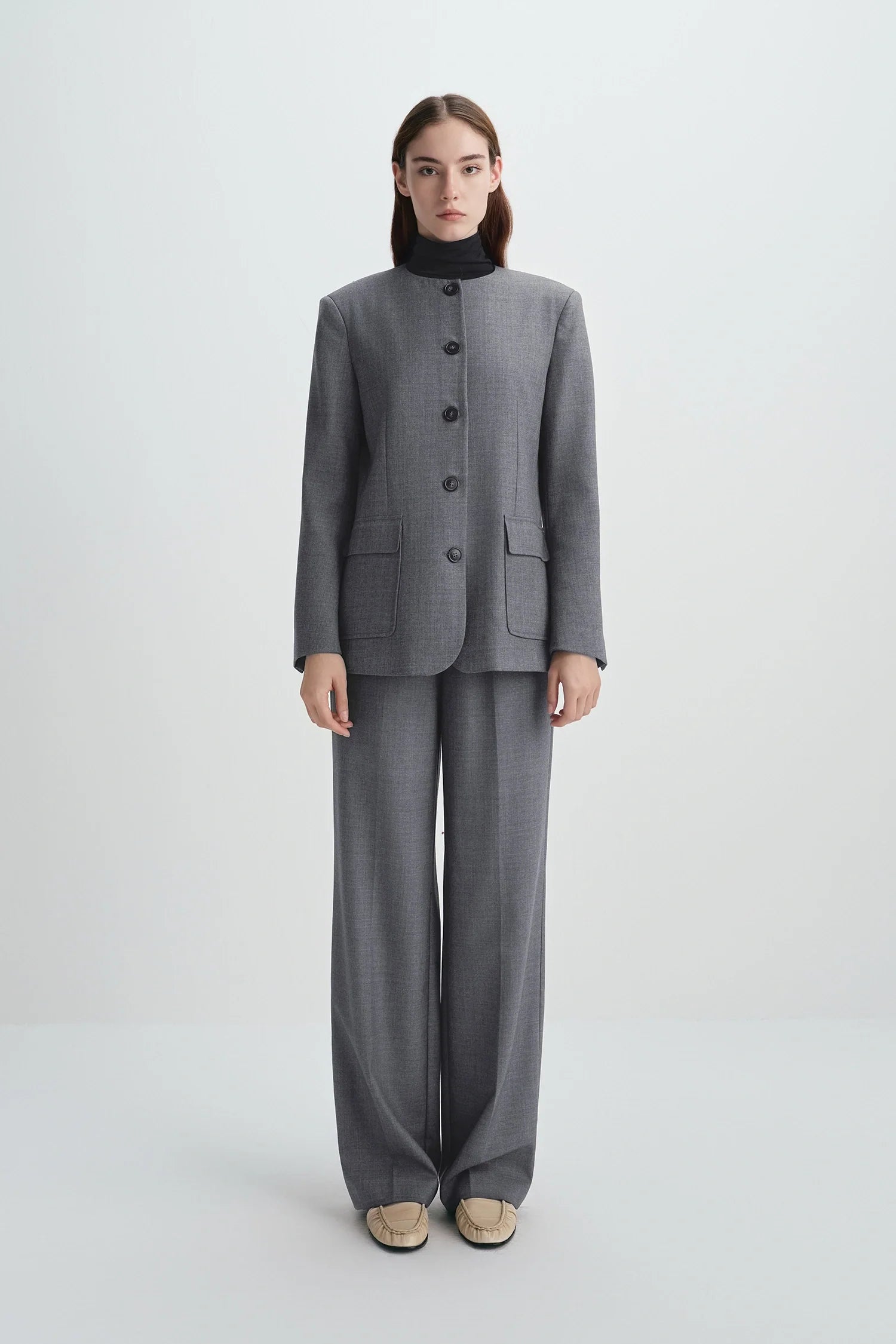 Arlin Collarless Blazer