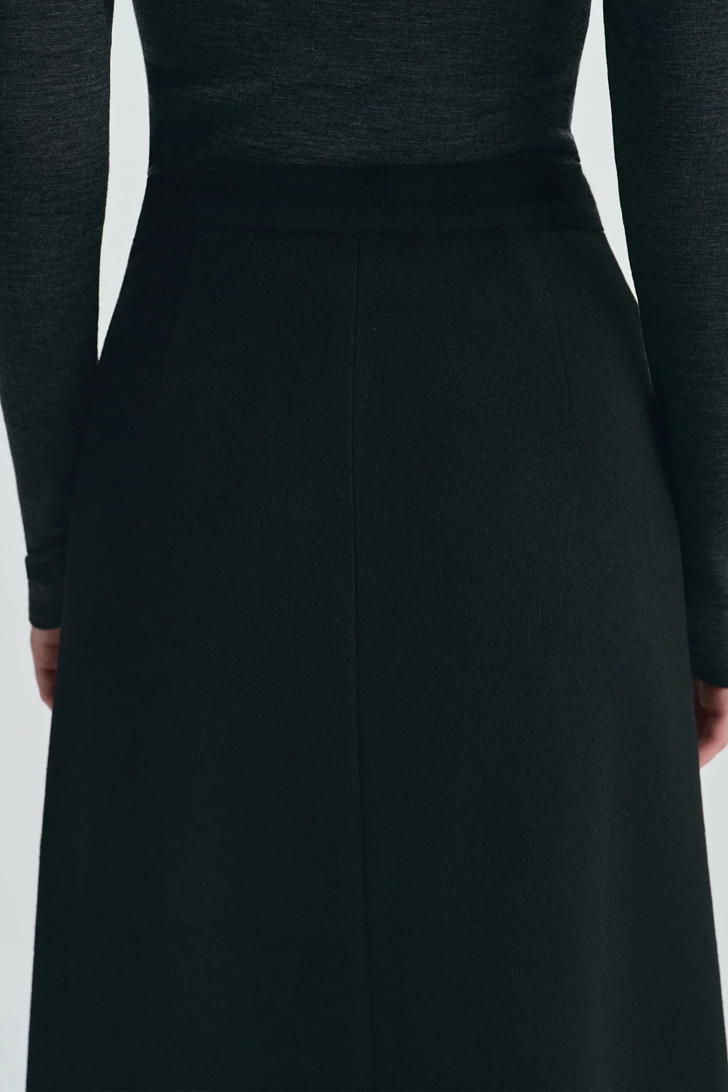 Emi Wool Blend Maxi Skirt