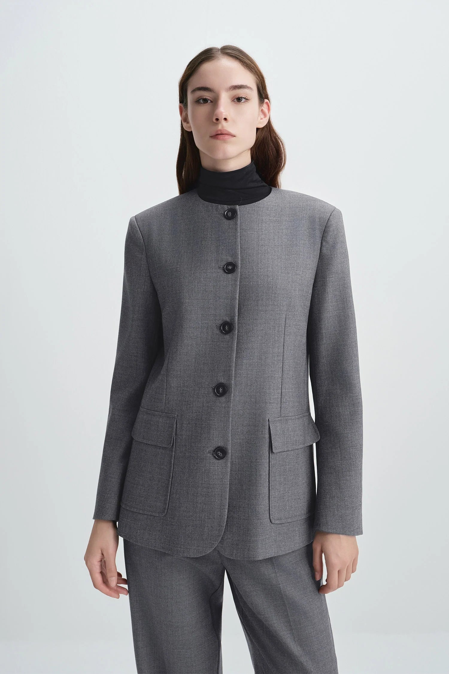 Arlin Collarless Blazer