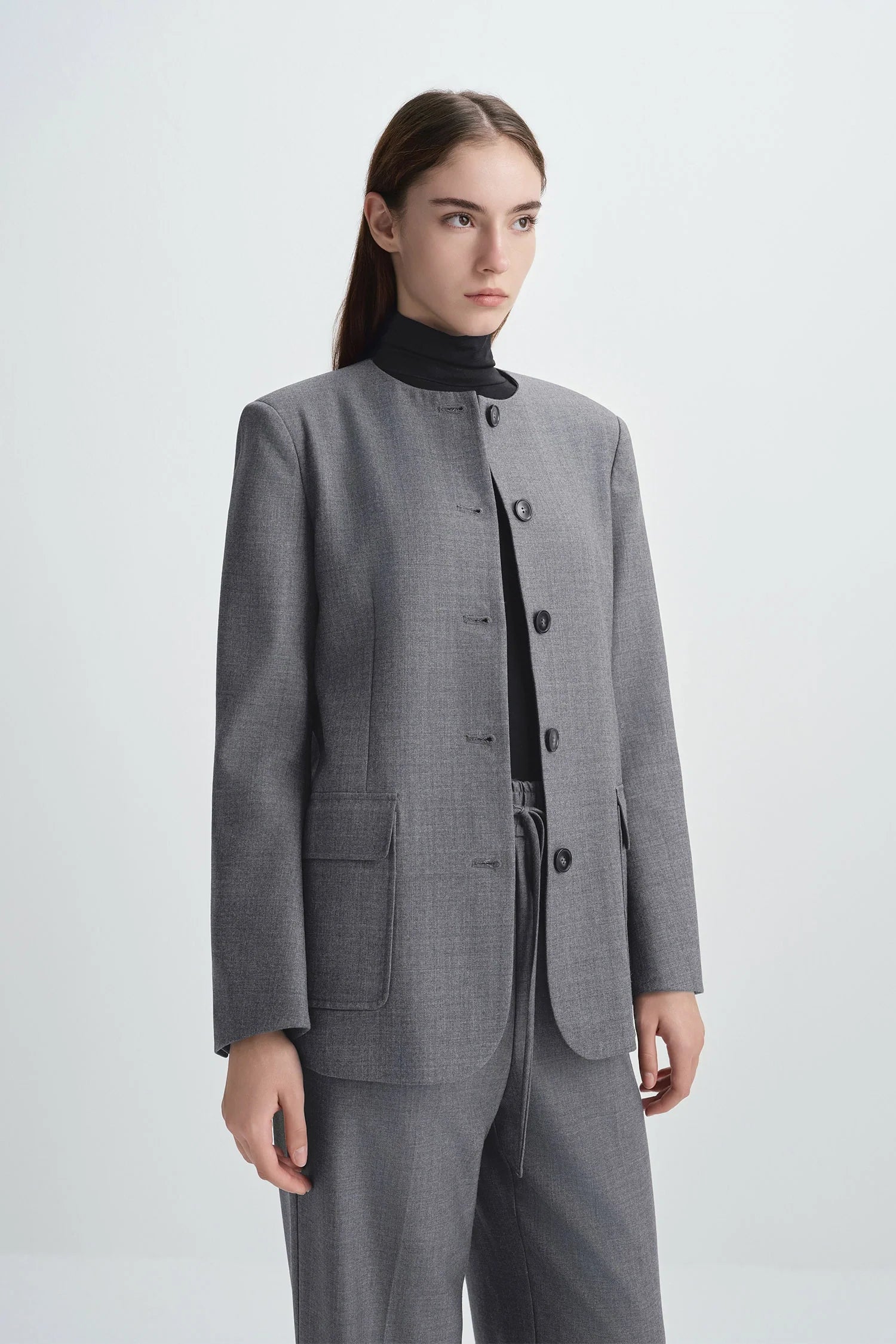 Arlin Collarless Blazer