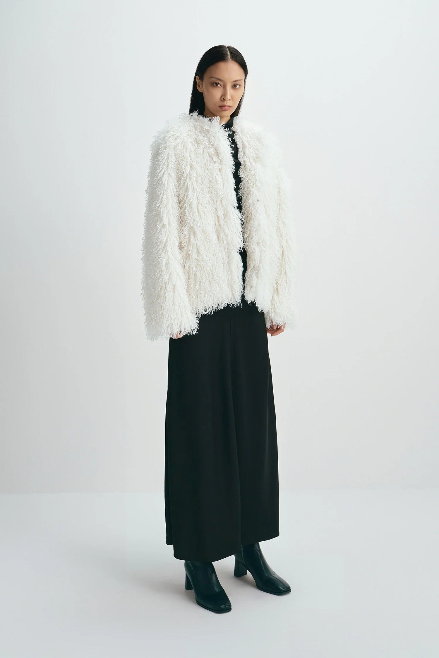 Roddie Curly Faux Fur Jacket