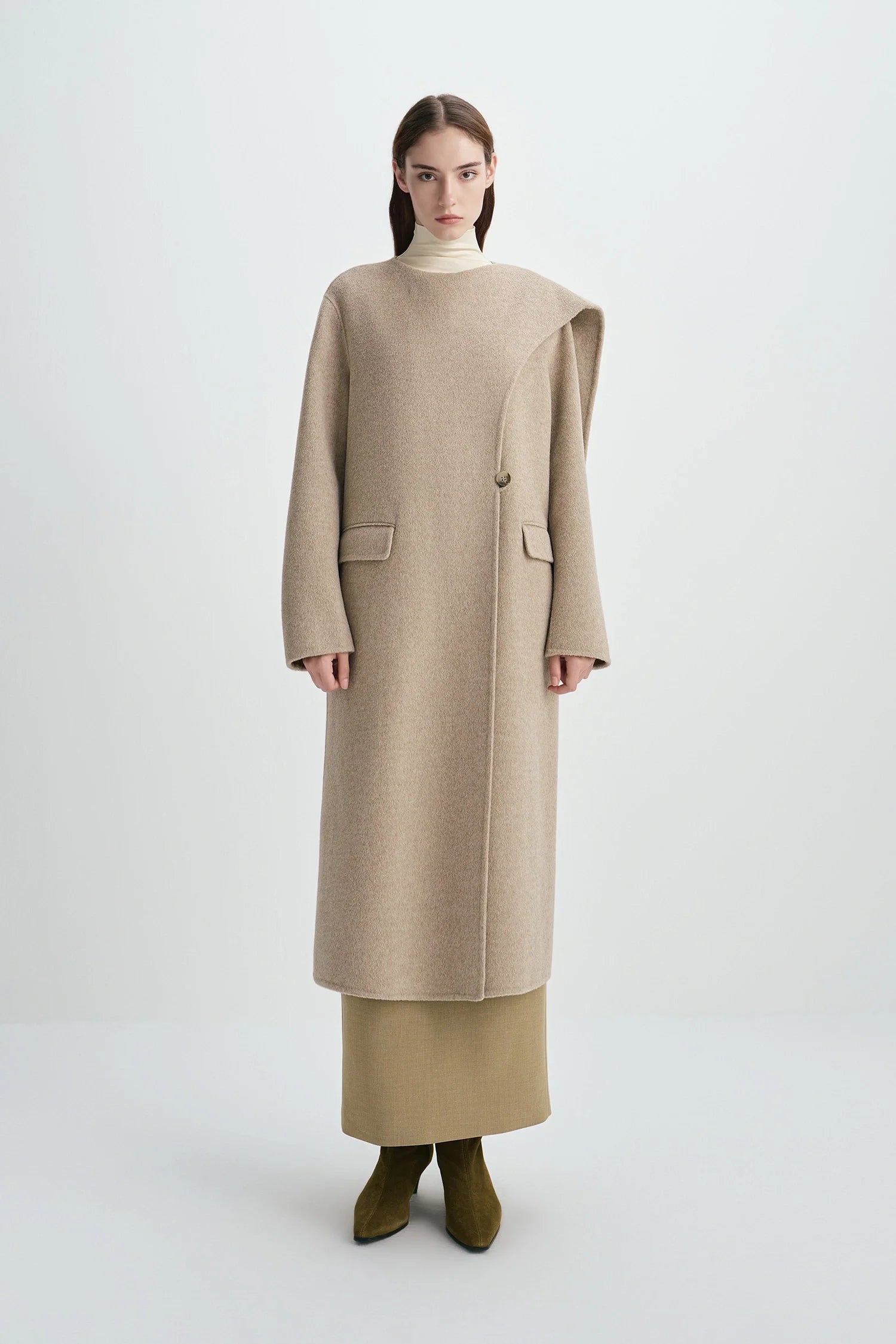Milagros Scarf Handmade Coat