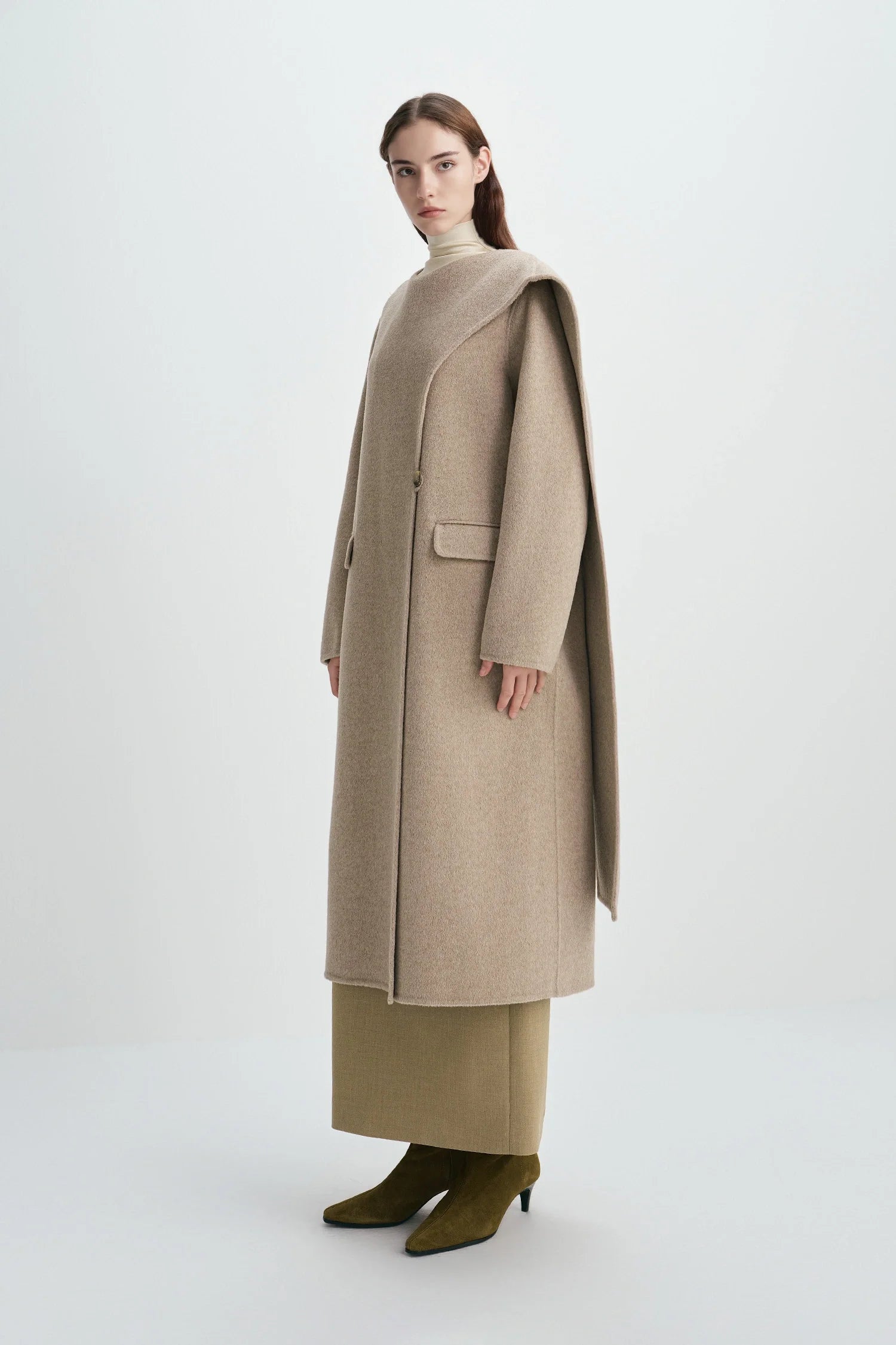 Milagros Scarf Handmade Coat