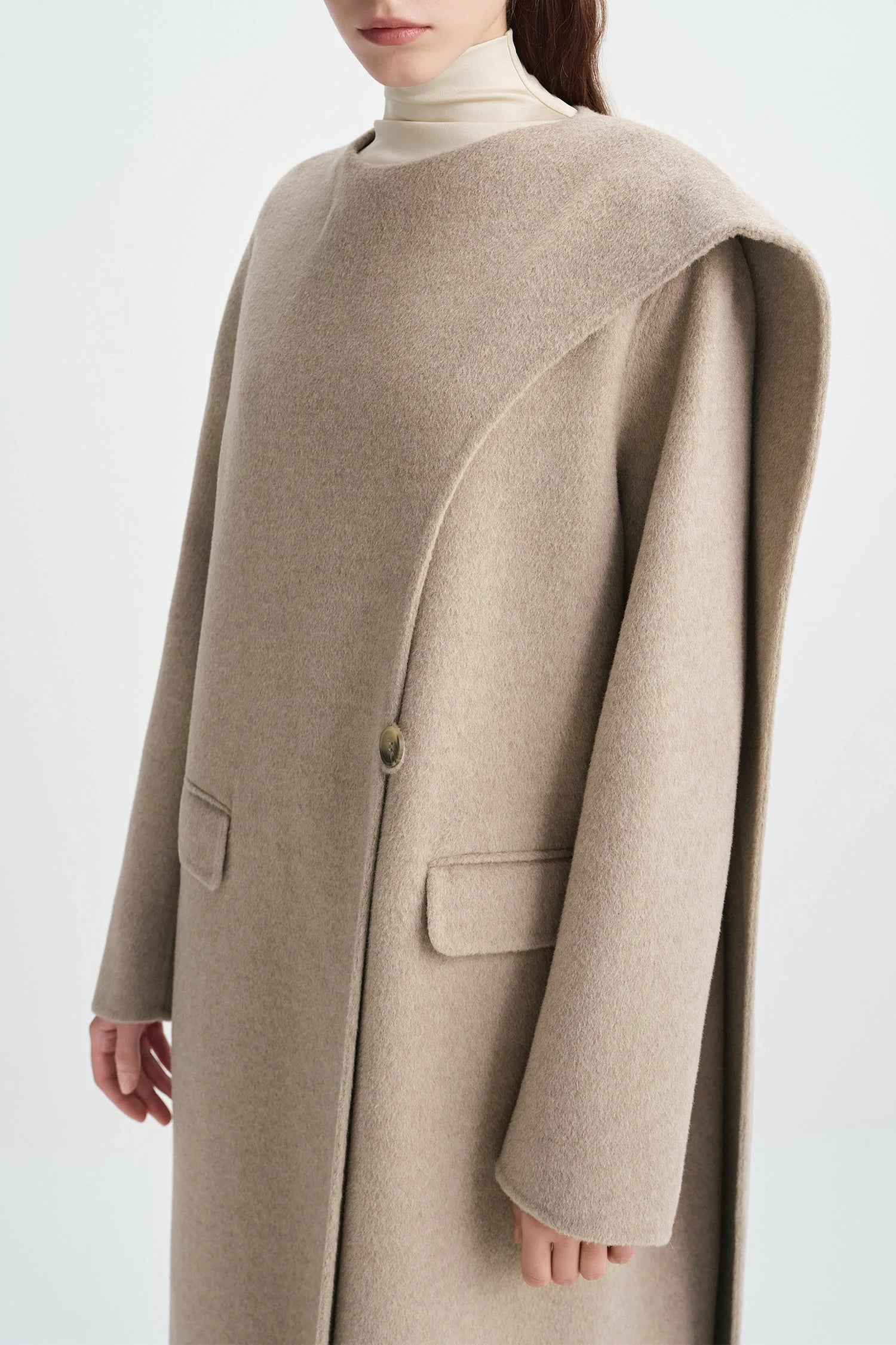 Milagros Scarf Handmade Coat