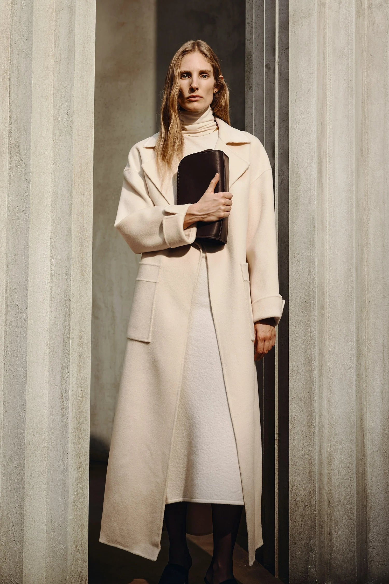 Olga Belted Handmade Coat