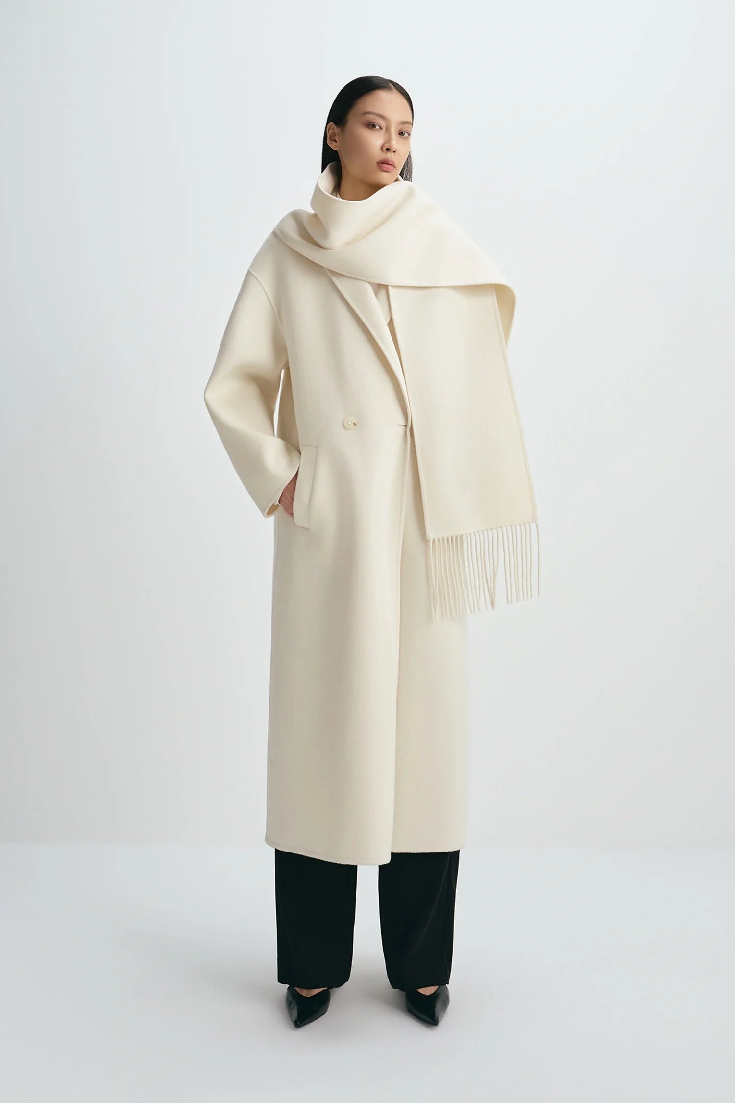 Greta Scarf Coat
