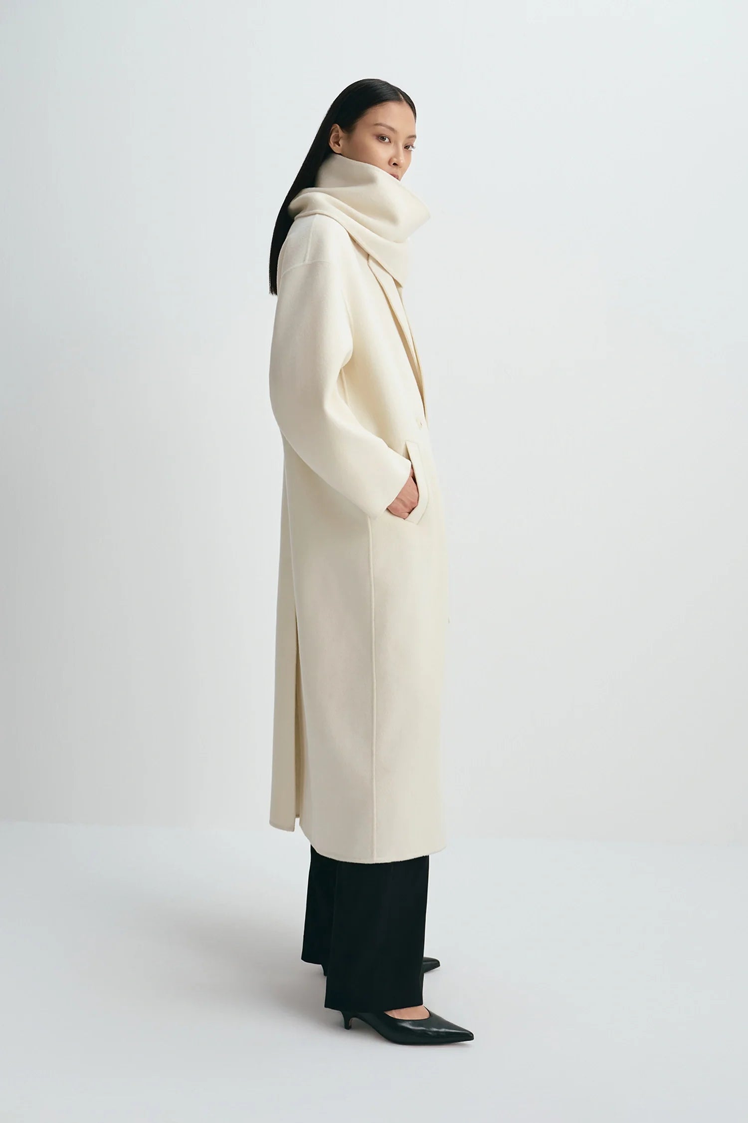 Greta Scarf Coat