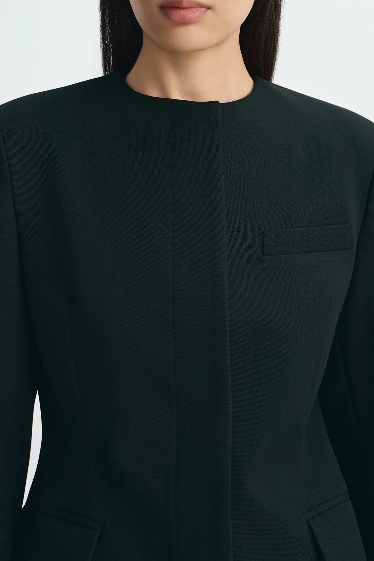 Dion Collarless Blazer