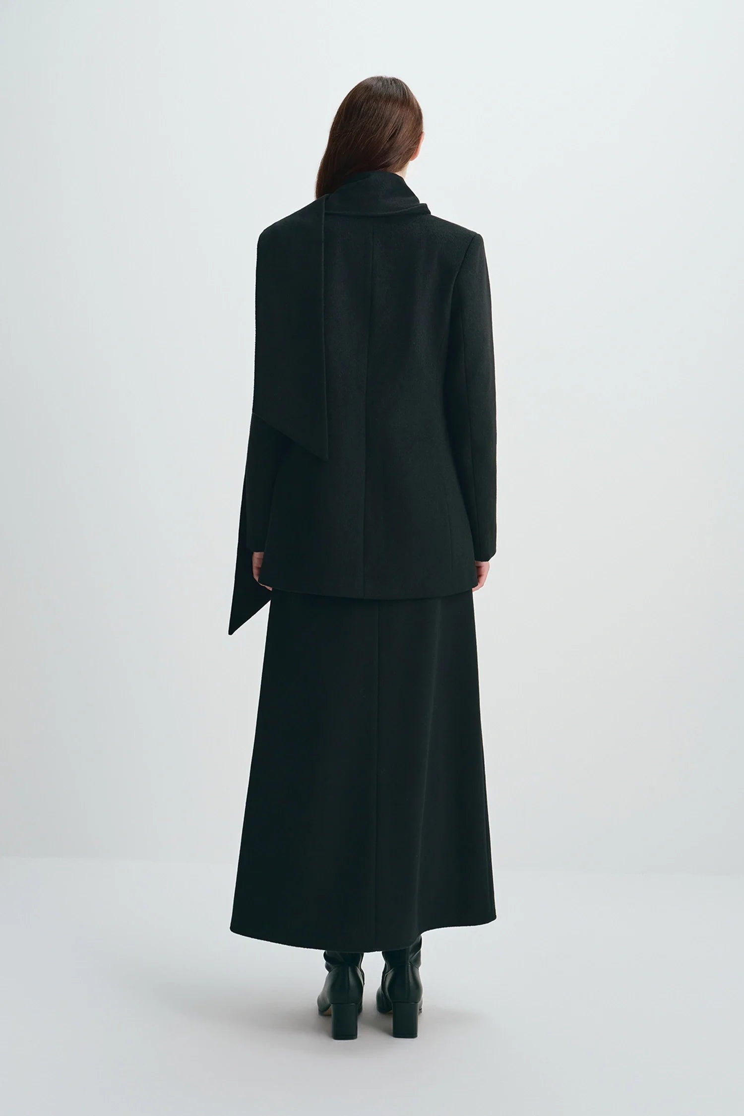 Emi Wool Blend Scarf Jacket