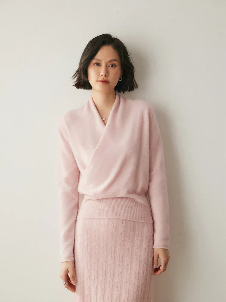 Isabelle's™ | Elegant Wrap Crossover Chic Sweater