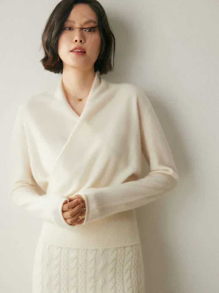 Isabelle's™ | Elegant Wrap Crossover Chic Sweater