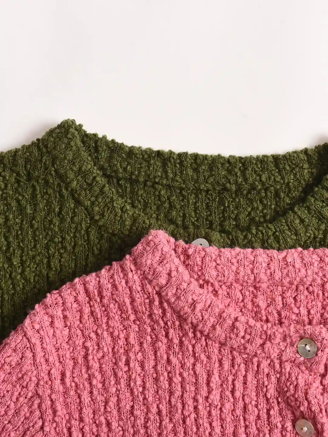 Magdalena Round Neck Cotton Cardigan