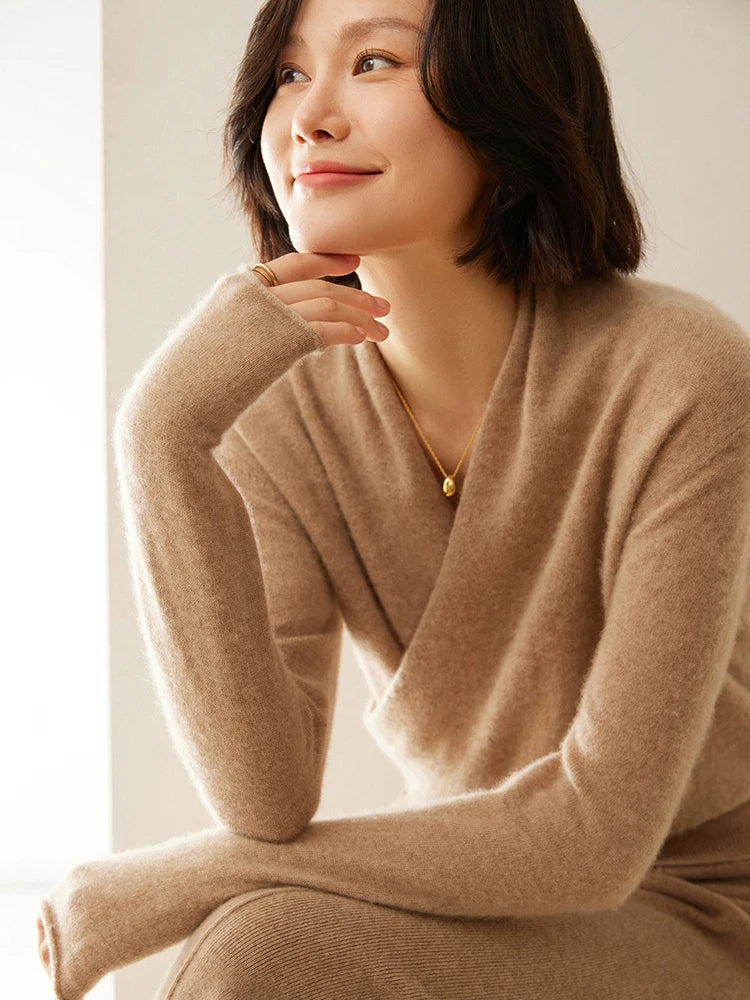 Isabelle's™ | Elegant Wrap Crossover Chic Sweater