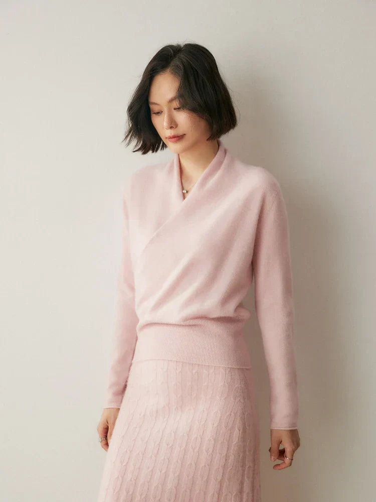Isabelle's™ | Elegant Wrap Crossover Chic Sweater