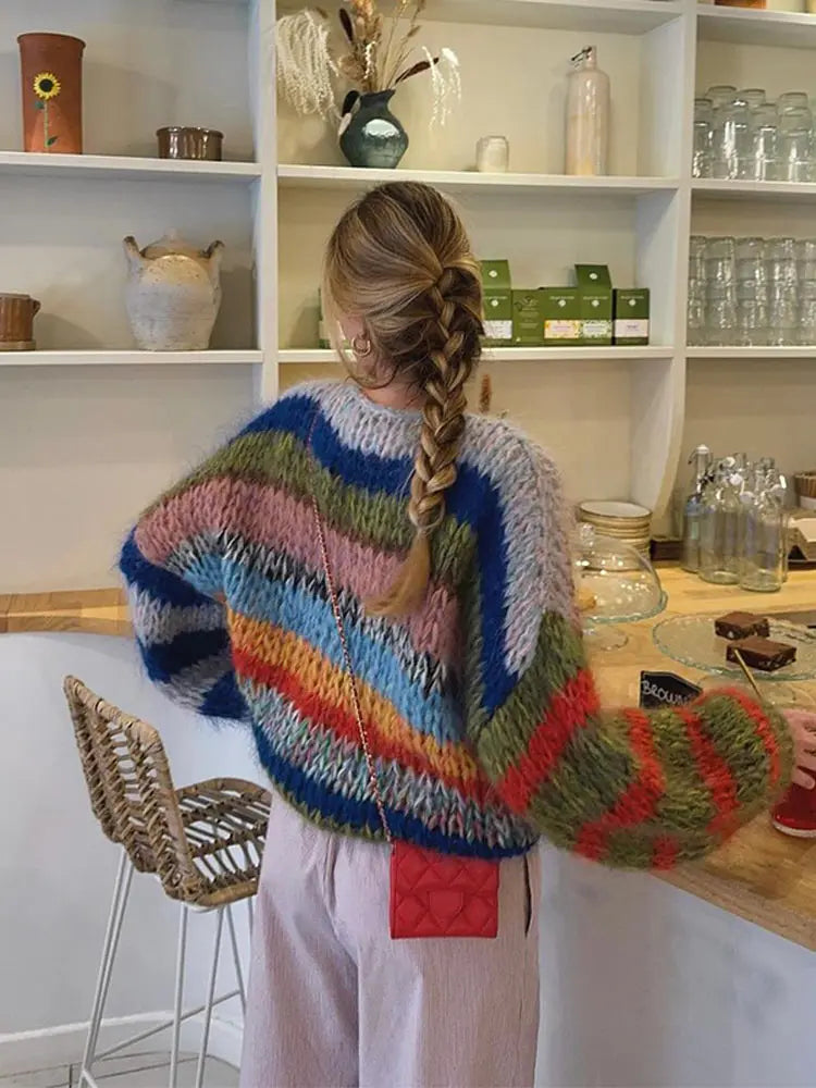 Isabelle's™ | Winter Multicolor Knit Sweater