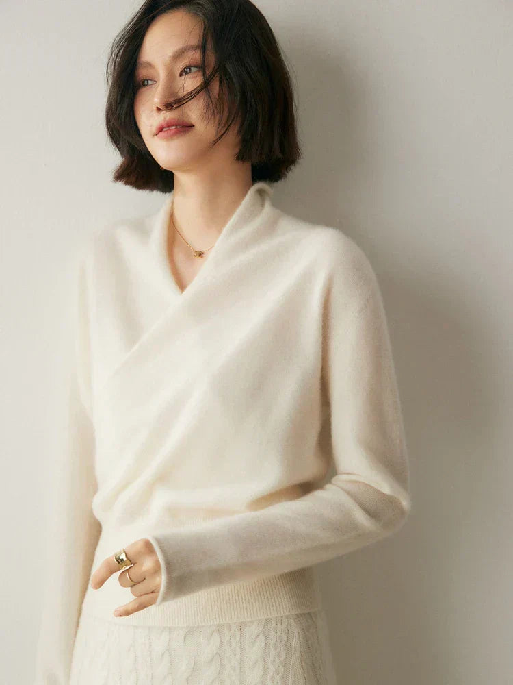 Isabelle's™ | Elegant Wrap Crossover Chic Sweater