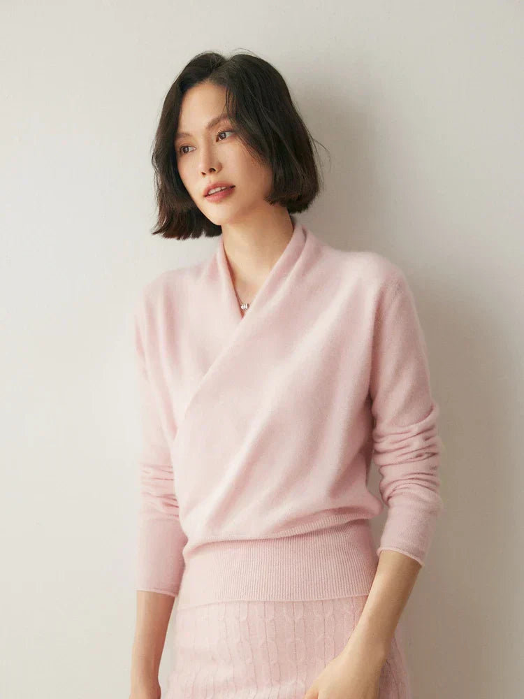 Isabelle's™ | Elegant Wrap Crossover Chic Sweater