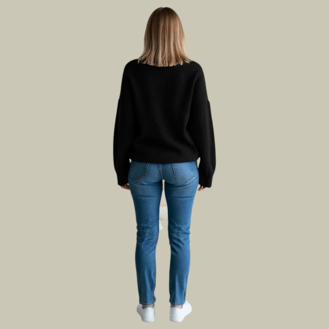 Isabelle's™ | Modern Relaxed Fit Winter Turtlenecks Sweater