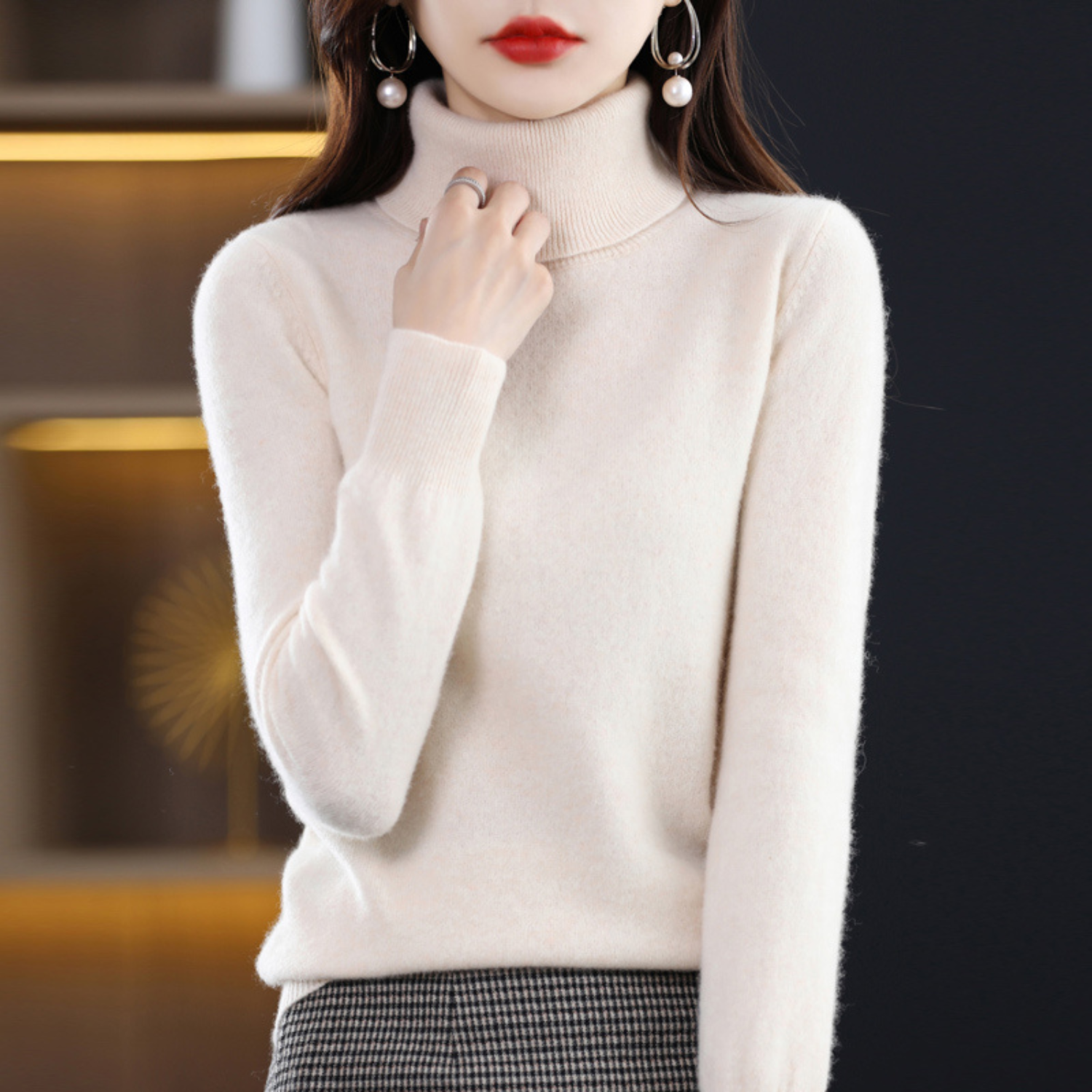Isabelle's™ | Winter Classic Turtleneck Knit Sweater