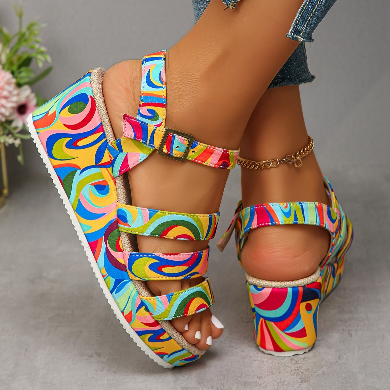 Isabelle's™ | Platform Ankle Strap Sandals