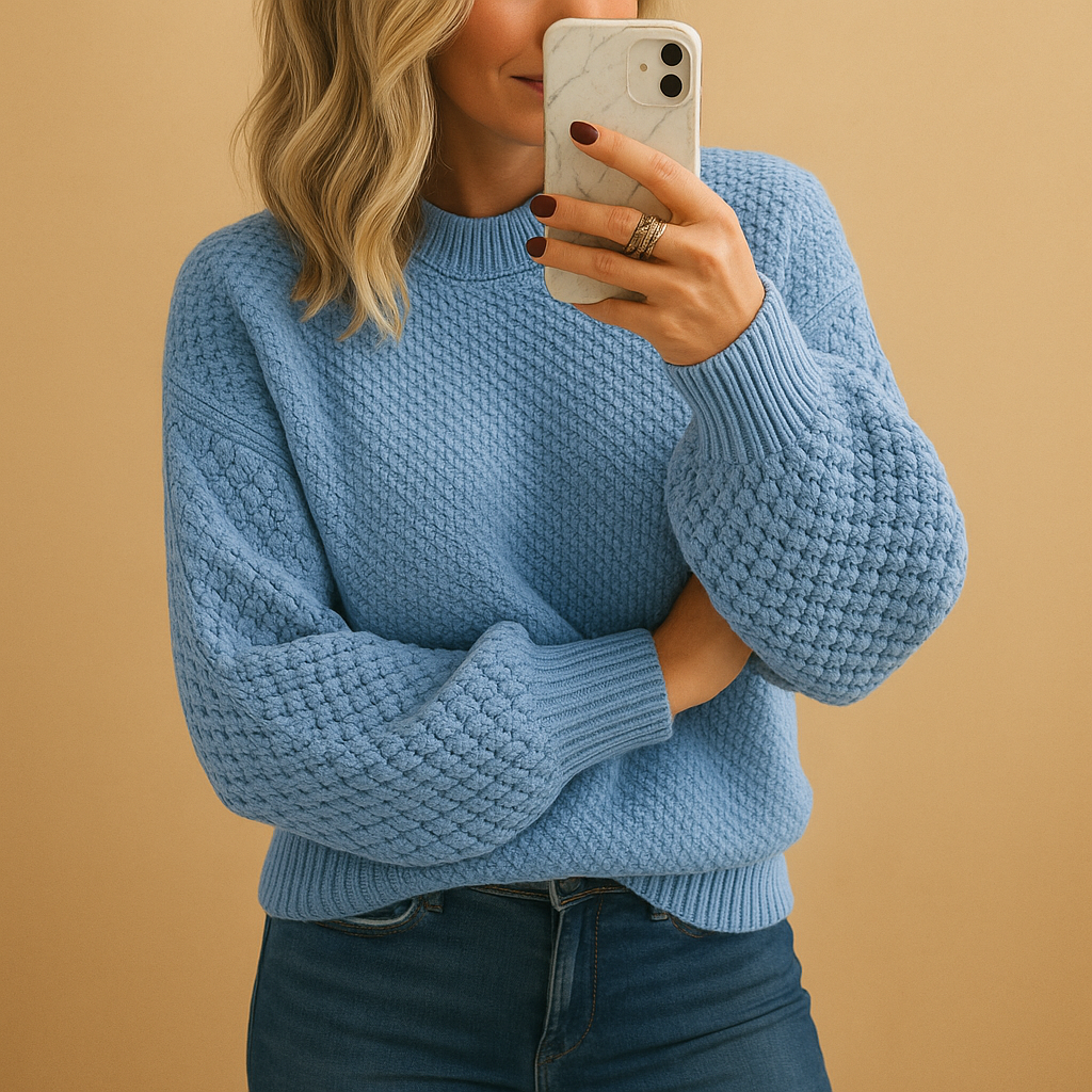 Isabelle's™ | Winter Cozy Textured Knit Sweater