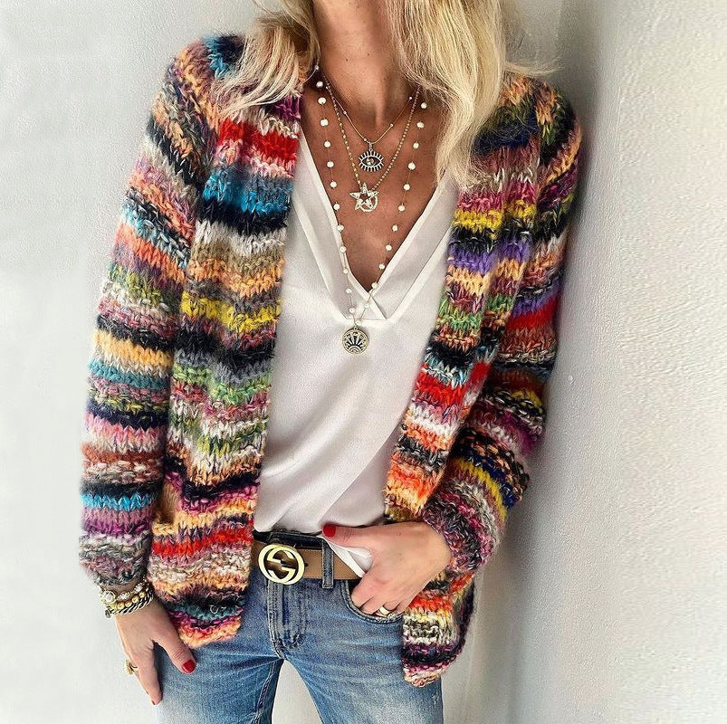 Sweaters Cardigan Thin Outerwear Baggy Coat Women