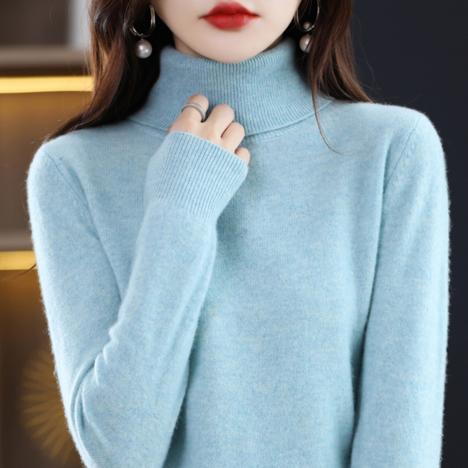 Isabelle's™ | Winter Classic Turtleneck Knit Sweater