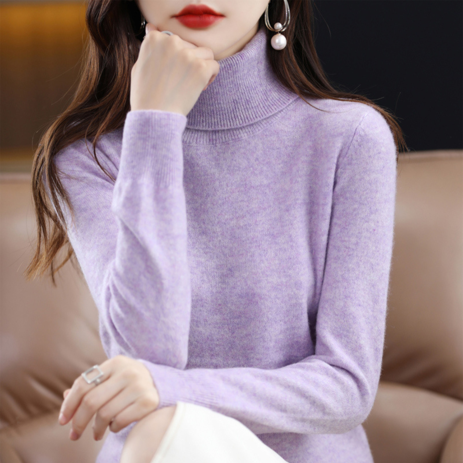 Isabelle's™ | Winter Classic Turtleneck Knit Sweater