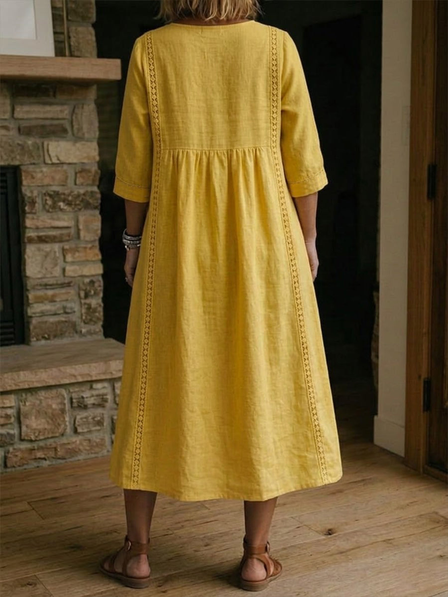 Isabelle's™ | Floral Sleeve Maxi Dress