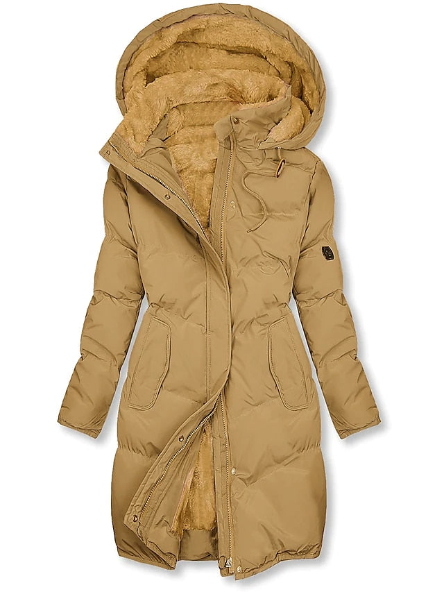 Isabelle's™ | Long Hooded Puffer Jacket