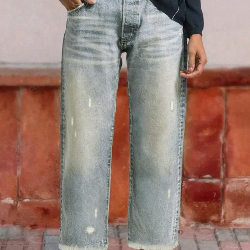 Isabelle's™ | Retro Cropped Straight Jeans